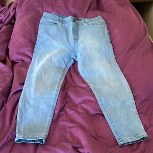 Betabrand - dress pant Jean/ yoga - light blue skinny Jean